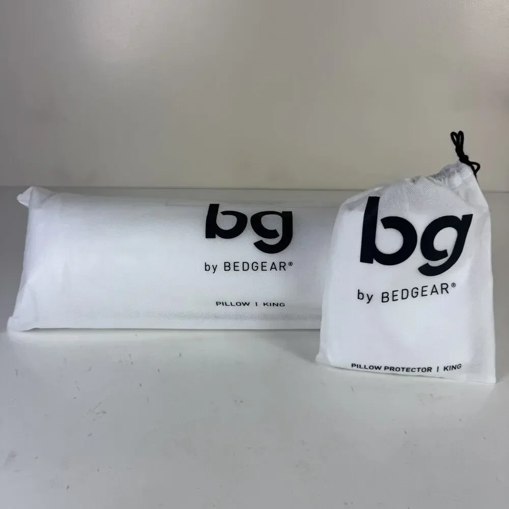 New BedGear King Size Bed Pillow Sealed BedGear Pillow Protector King Size